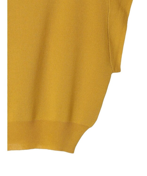 Green Parks 推しニット　フレンチスリーブニットプルオーバー Yellow