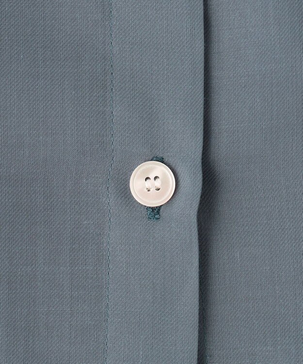 23区 S 【見上愛さん着用/洗える】シアービエラ ボウタイ ブラウス ダルブルー系