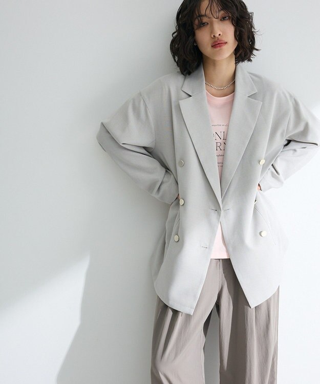 Green Parks ＢＰ　フェミニンロゴレギュラーＴシャツ Pink