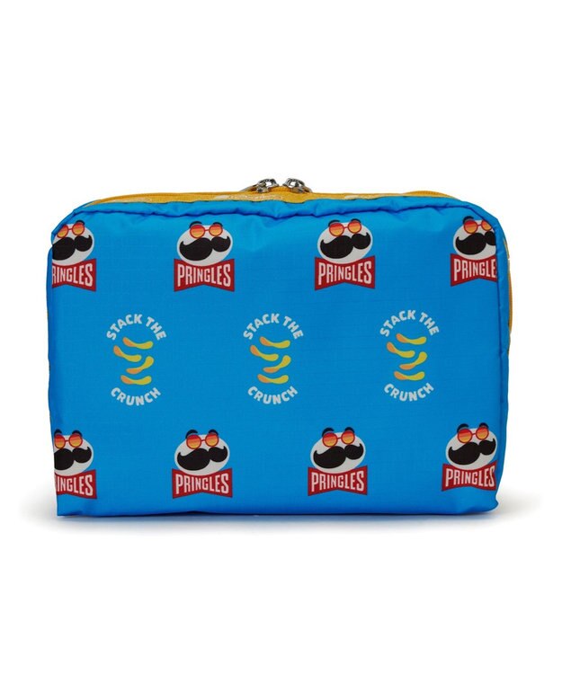 LeSportsac EXTRA LARGE RECTANGULAR COSMETIC/プリングルズブルーエクストラレクタンギュラーコスメティック プリングルズブルーエクストラレクタンギュラーコスメティック