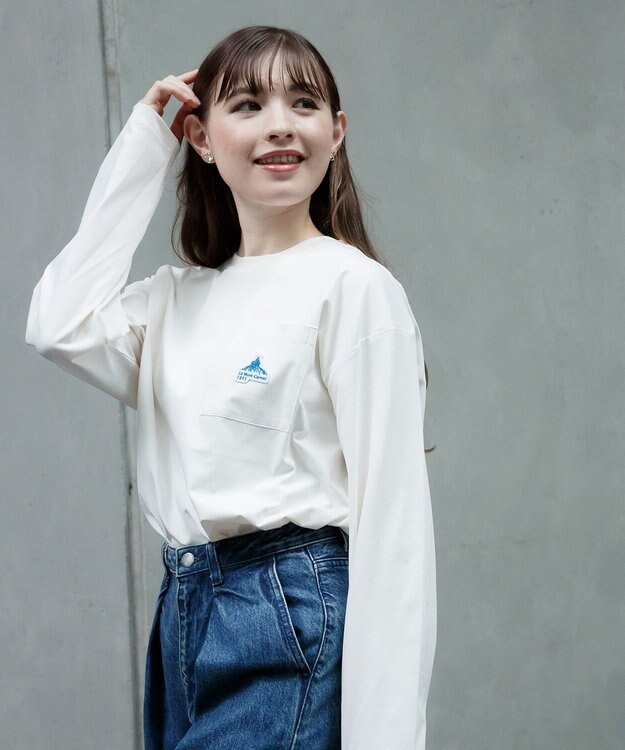 SHARE PARK LADIES 【UVケア・吸水速乾・ストレッチ・軽量 】エンブレムTシャツ（S・Mサイズ） ホワイト系