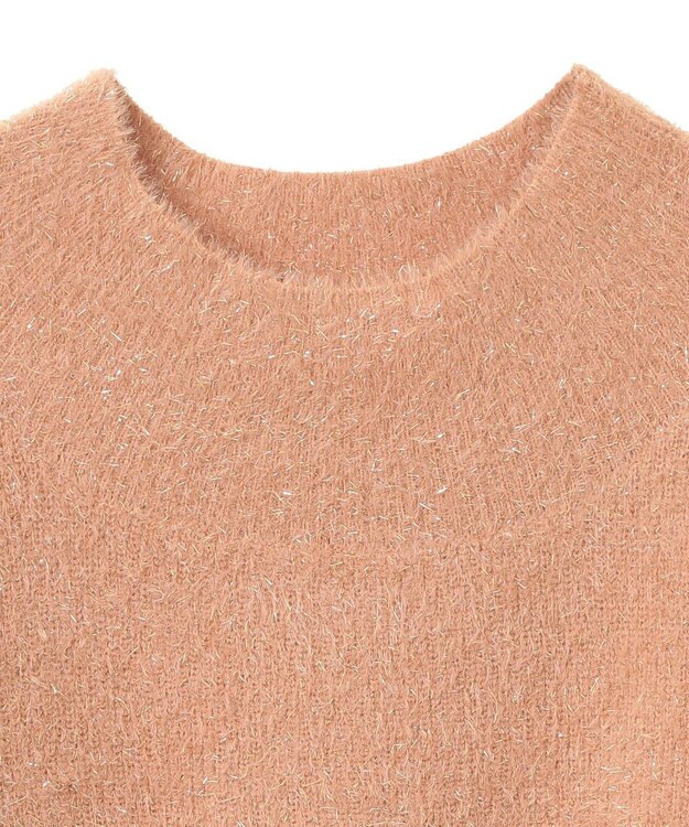 YECCA VECCA 2wayラメフェザーニット Orange