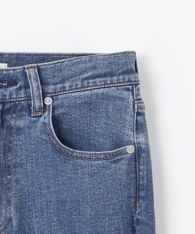 NAVE 【ReNAVE　洗える】ストレッチデニム ブルー