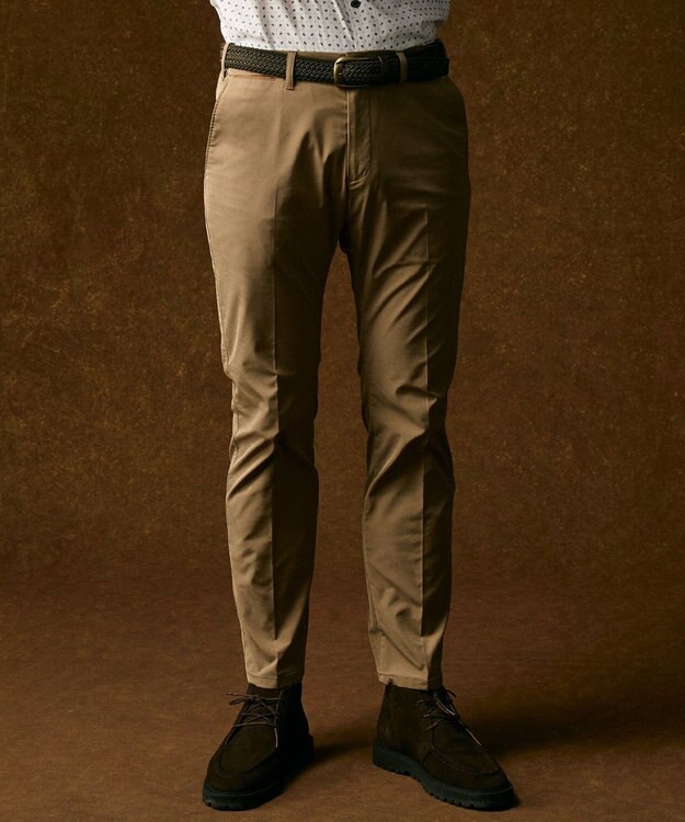 JOSEPH ABBOUD 【ストレッチ/パウダータッチ/撥水/JAPANファブリック】アーティローザストレッチ パンツ ベージュ系