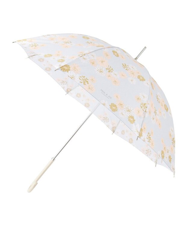 MOONBAT ポール＆ジョー アクセソワ 長傘 クリザンテーム ライトグレー