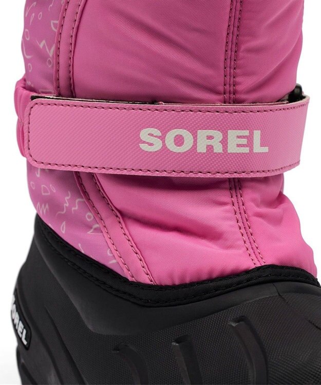 SOREL SOREL/ 【KIDS】ユースフルーリー ブーツプリント /ソレル Orchid、 Black