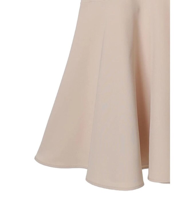 earth music&ecology フロントボタン裾フレアワンピース Beige