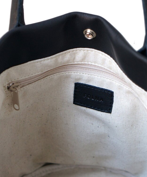 FOLNA RD ソフトレザートートバッグ ブラック