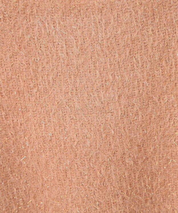 YECCA VECCA 2wayラメフェザーニット Orange