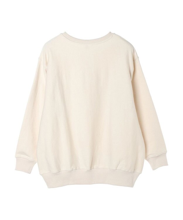 AMERICAN HOLIC ネップ裏毛ロゴスウェット Oatmeal