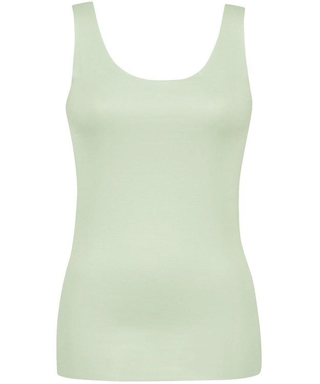 Wing インナー 【綿の贅沢オーガニック フラットタイプ】 オーガニックコットン混素材 ひびきにくく薄くて軽い ノースリーブ EL1148 ウイング／ワコール メロン