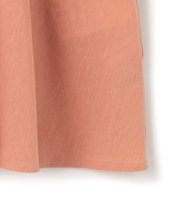 23区 S 【洗える】クリアトリコットジャージー ティアードデザイン カットソー ダークアプリコット系