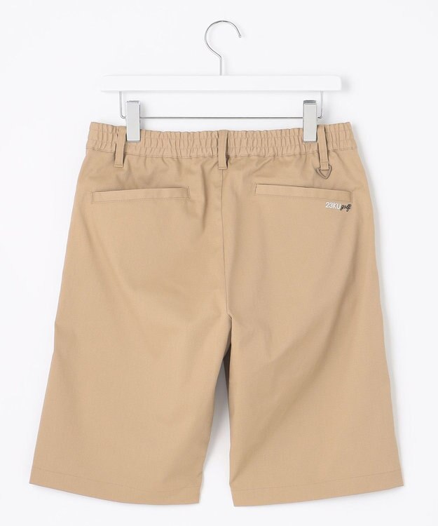 23区GOLF 【MEN】【撥水ストレッチ】スケトラドビーストレッチ ハーフパンツ ベージュ系