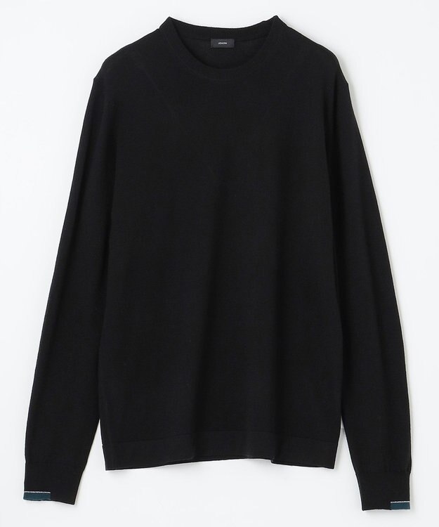 JOSEPH HOMME エッセンシャルメリノ　クルーネック ブラック系