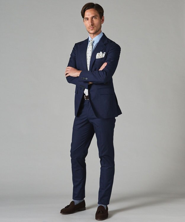 GOTAIRIKU 【セットアップ対応】OLYMPIAS コットンセットアップジャケット ネイビー系