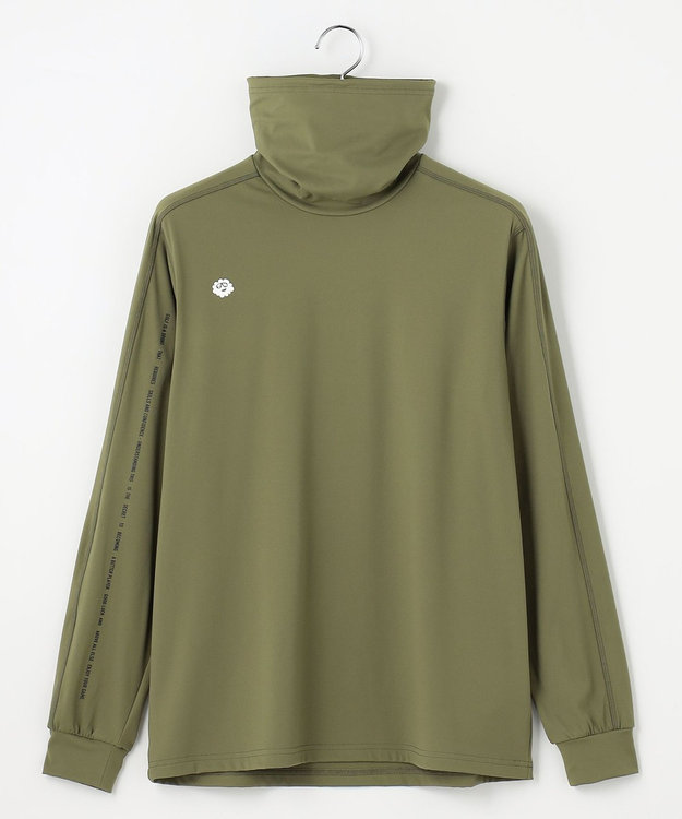PW CIRCULUS 【MEN】スピンドルハイネックカットソー カーキ系