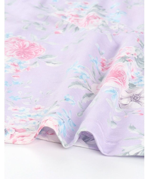 Wing パジャマ 綿100%(本体) 天竺素材 長袖 長ズボン レディース EP8041 ウイング／ワコール パープル