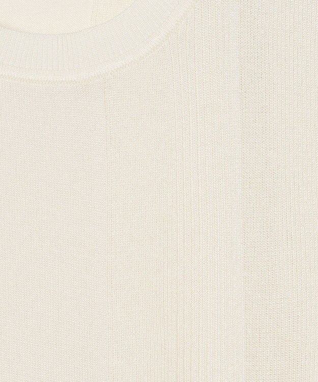 JOSEPH クリスピーレーヨン　ショートスリーブニット Ivory