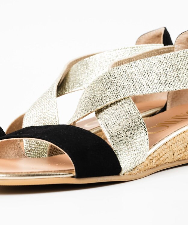 gaimo 【GAIMO/ガイモ】エラスティックエスパドリーユサンダル/NATAL-RS ブラック