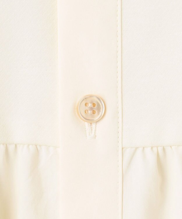 23区 【洗える】コットンツイルジャージー バックシャン カットソー ホワイト系