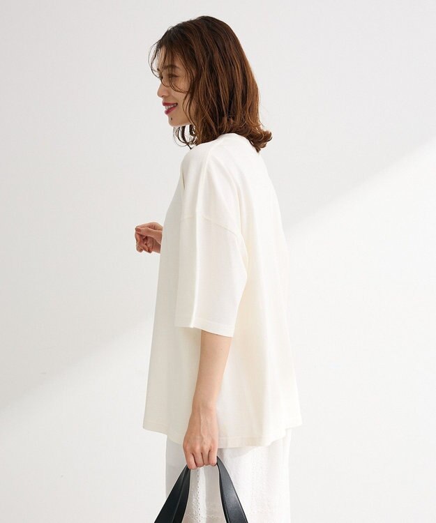Green Parks ピグメントロゴＴシャツ Ecru