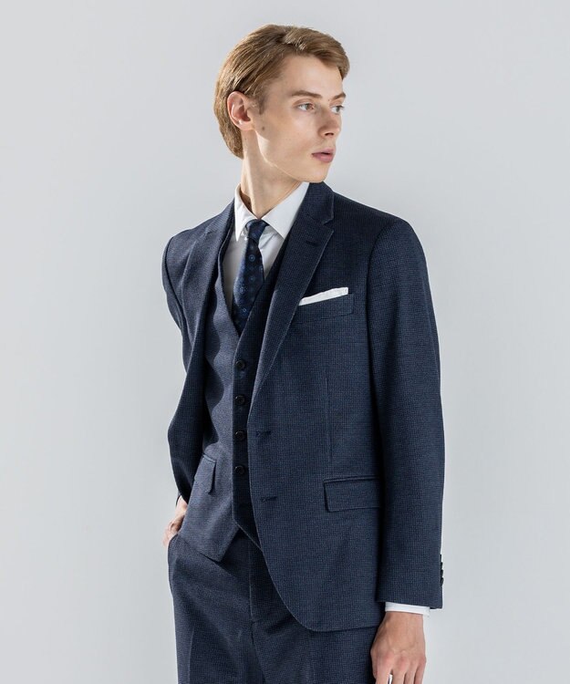 JOSEPH HOMME 【日本製】ペイズリーチーフ ホワイト系