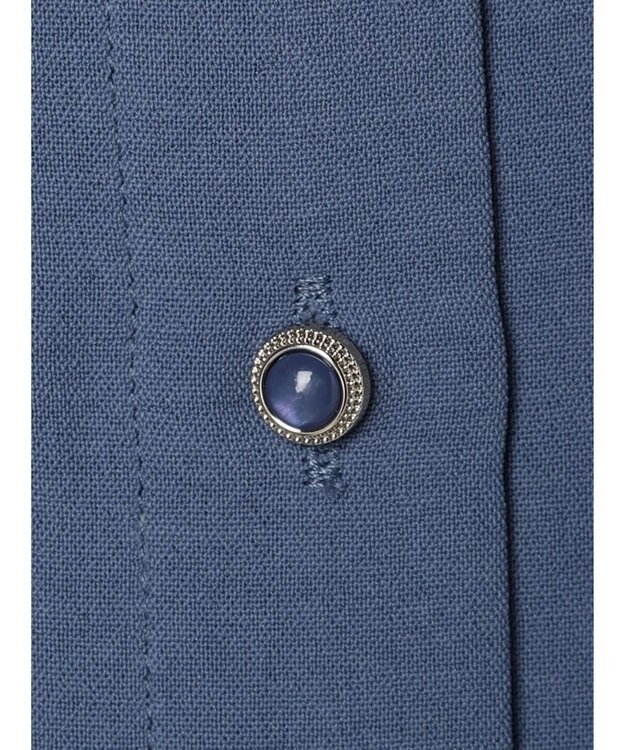 Green Parks ・ＥＬＥＮＣＡＲＥ　ＤＵＥ　バックプリーツブラウス Blue