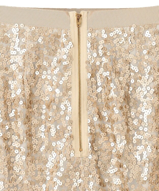 BEIGE， LA VERRERIE / スパンコールスカート Champagne Gold