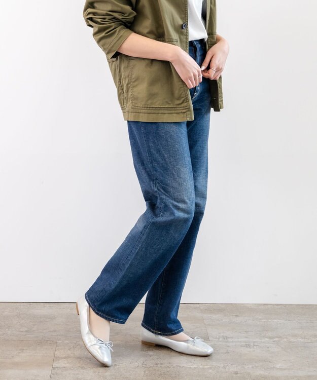 caqu modern classic テーパードデニムパンツ USEDWASH 1year