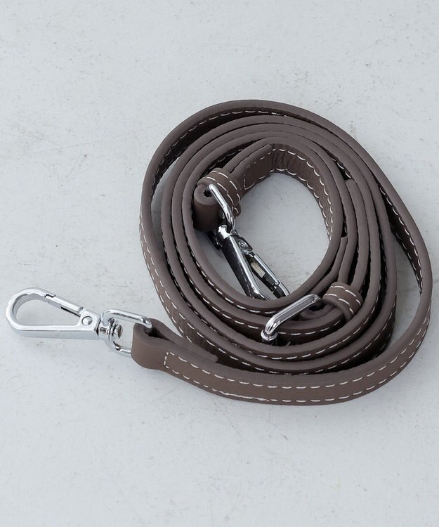 Tiaclasse 【本革】2WAYステッチハンドバッグ モカ