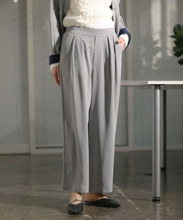 Green Parks シーンレスワイドパンツ Gray