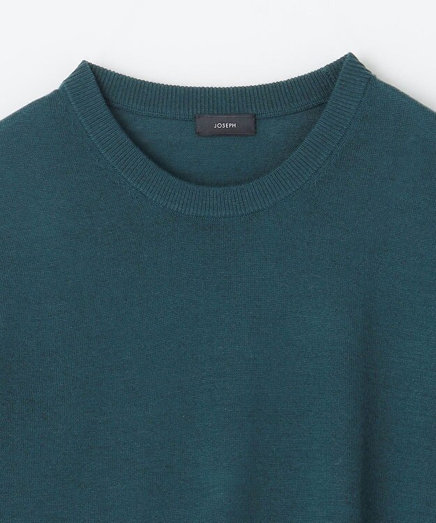 JOSEPH HOMME エッセンシャルメリノ　クルーネック ピーコックグリーン系