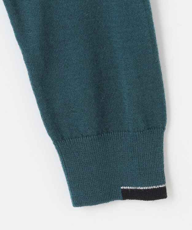 JOSEPH HOMME エッセンシャルメリノ　クルーネック ピーコックグリーン系