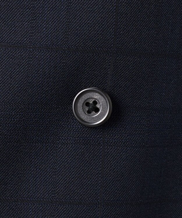 GOTAIRIKU 【山栄毛織】レトロテック 3ピーススーツ ネイビー系4