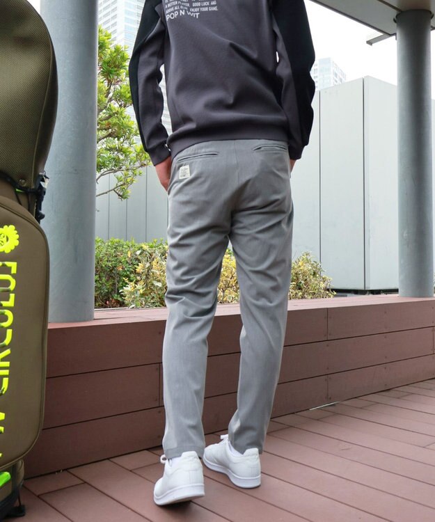 PW CIRCULUS 【MEN】ウールライク テーパードパンツ  ゴルフ グレー系