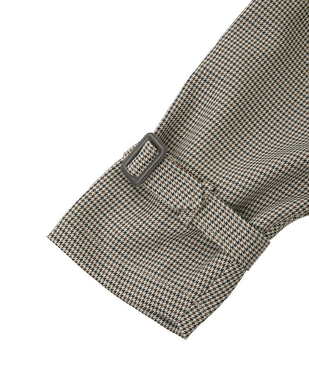 CRAFT STANDARD BOUTIQUE オーバサイズショートトレンチコート ガンクラブチェック
