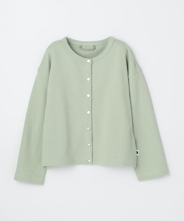 ANY KIDS 【ke ke ke】カラースナップカーディガン ミントグリーン