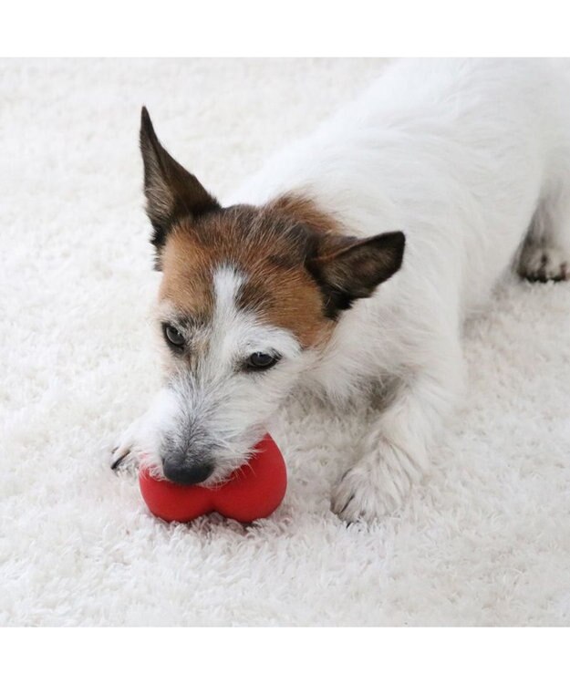 PET PARADISE スヌーピー ハート ラテックス トイ レッド