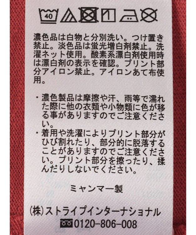 Green Parks ウ゛ィンテージプリントボックスＴシャツ Red