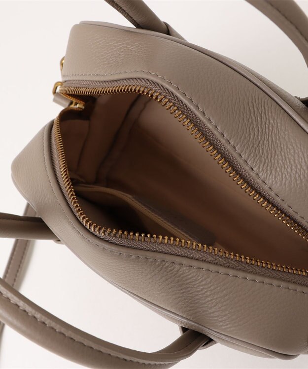 style code [Lyrss/リルス]牛革　ボストンバッグ ベージュ