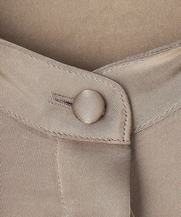 ICB L 【WEB＆一部店舗限定】 DrapySatin ボウタイブラウス モカ系