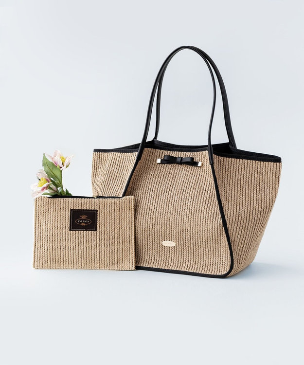 TRIM RIBBON BASKET かごバッグ / TOCCA | ファッション通販