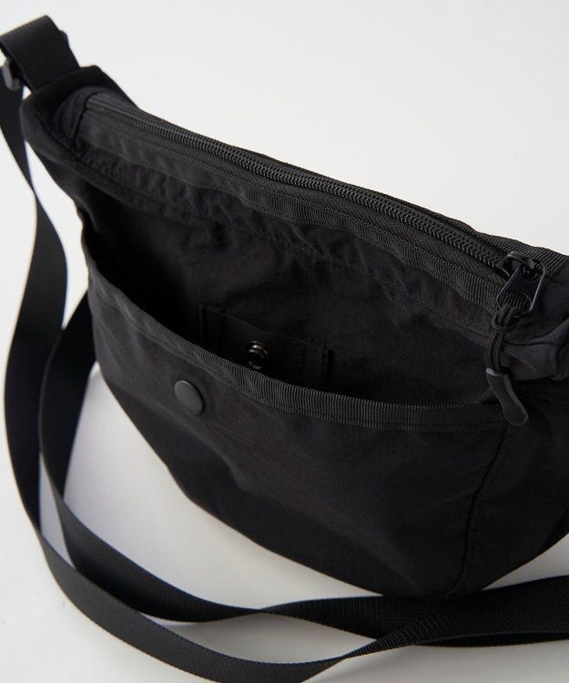 OP／FILA 【Kappa】三日月形 ショルダーバッグ ブラック