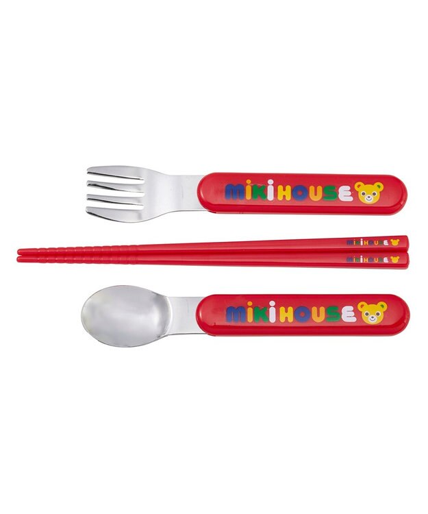 MIKI HOUSE HOT BISCUITS パズルブロックシリーズ ランチグッズギフトセット【BOX付き】 マルチカラー