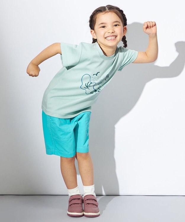 HELLY HANSEN 【キッズ】ショートスリーブオーシャンランドグラフィックティー ショアグリーン
