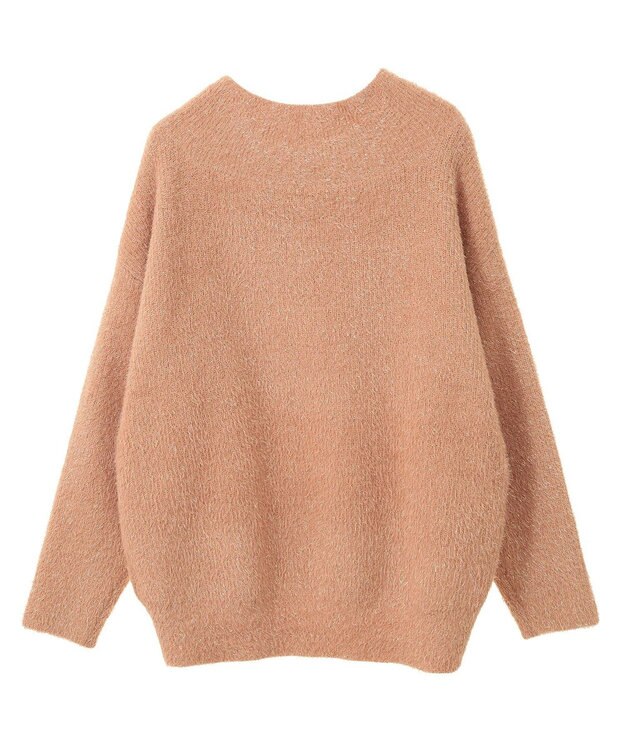 YECCA VECCA 2wayラメフェザーニット Orange