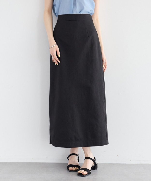 YECCA VECCA ロングナロースカート Black