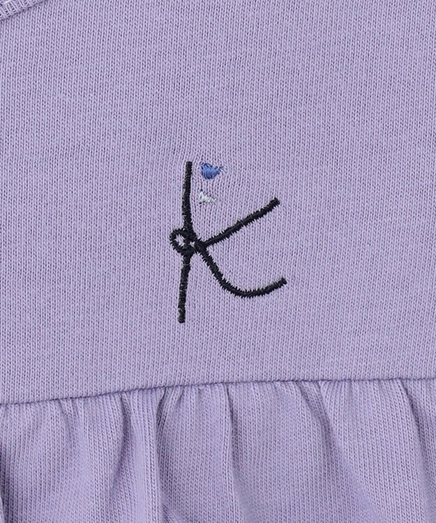 組曲 KIDS 【110-140cm】プチフルール カットソー アイリス系