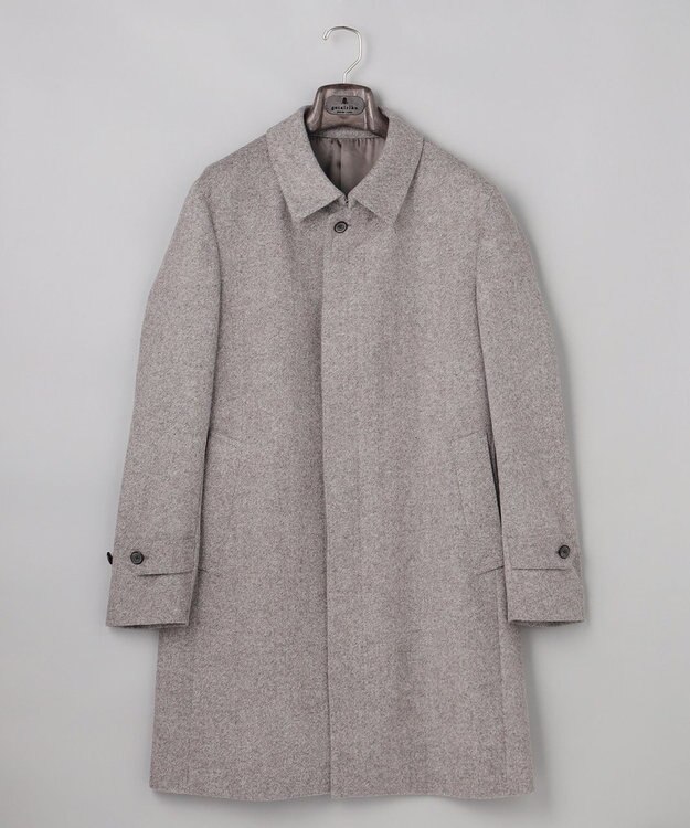 GOTAIRIKU ライトウェイトアンゴラ ステンカラーコート ベージュ系