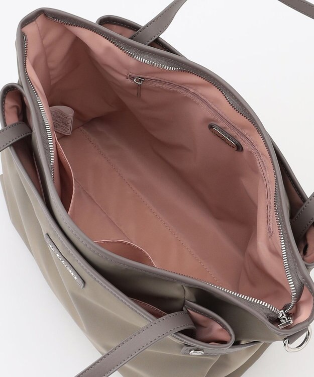 LA BAGAGERIE 【撥水ナイロン】ベーシックA4トート グレージュ